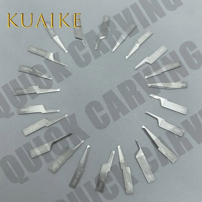 10 قطعة EMMA كربيد التنغستن شفرة القطع هزاز سكين CNC القاطع تتأرجح شفرة 118 314 3113 3512 32204 32103 38104 #1