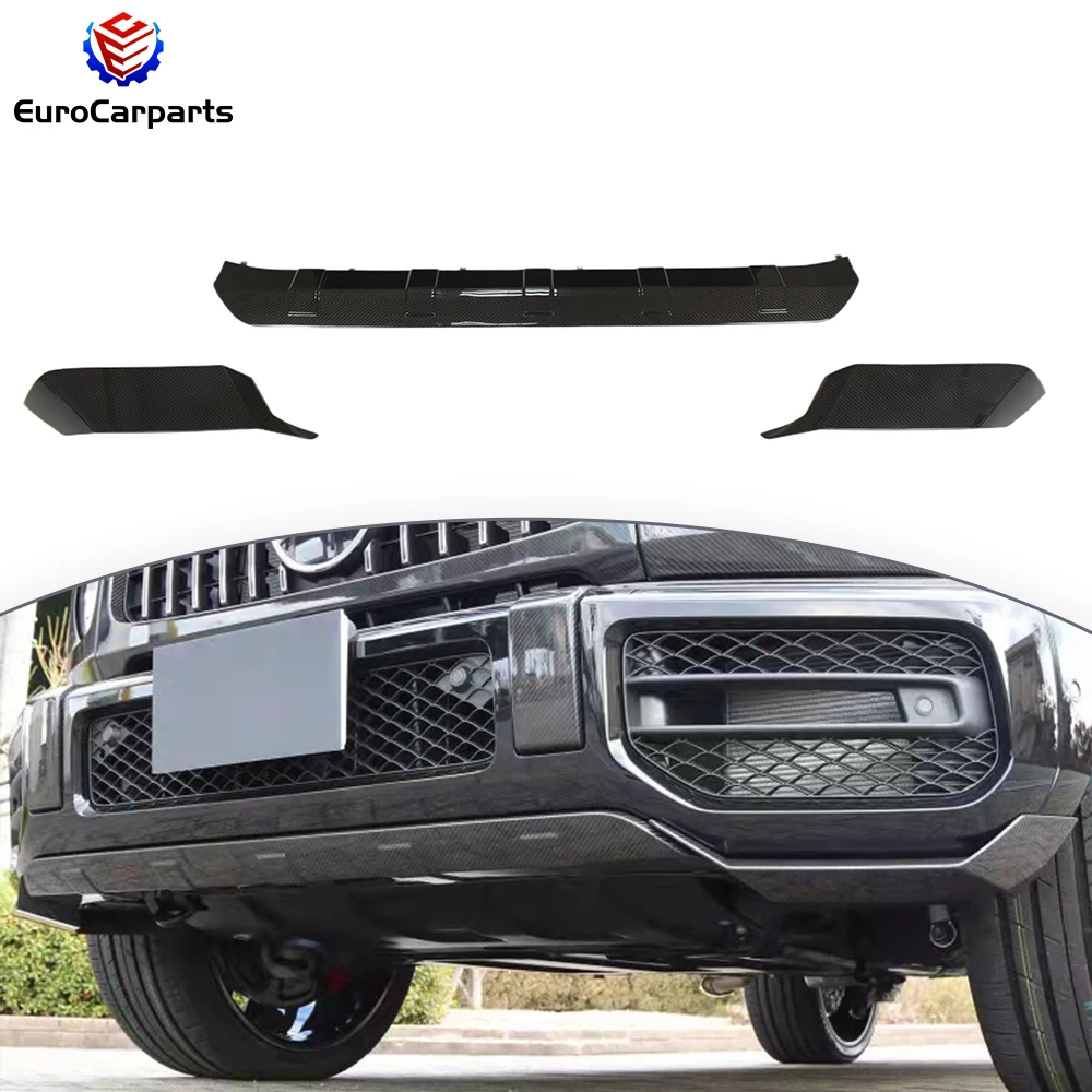 Dry Carbon Fiber G Class W464 W463A G500 G63 Jcw Style Bumper Lip Fit For Front Bumper W464 G500 G350D G63 G550 Car Accessories