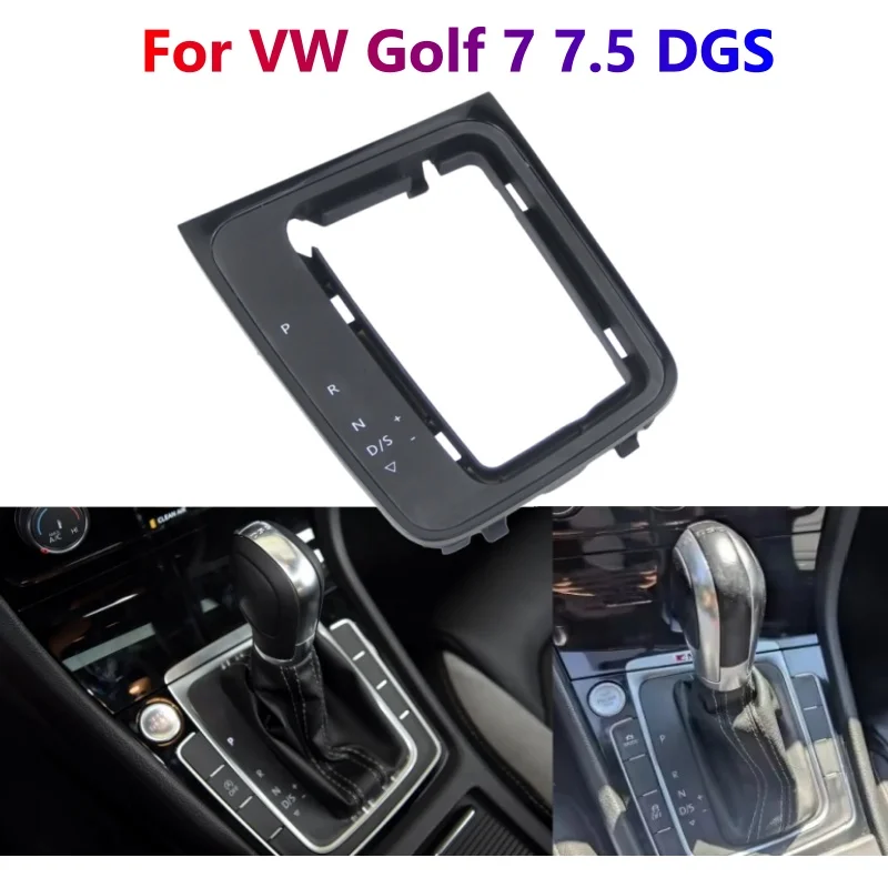 Painel de Acabamento da Alavanca de Câmbio Automático para Volkswagen VW Golf 7 MK7 7.5 DSG R GT - Acessórios de Estilo para Carros