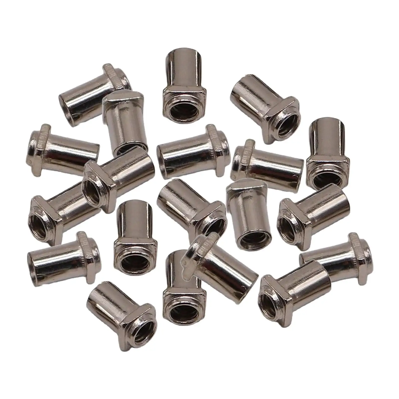 20 Pieces Drums Screws Nut Drum Part Practical Drum Set Easy to Install Durable Replacement Accessories Spare Parts