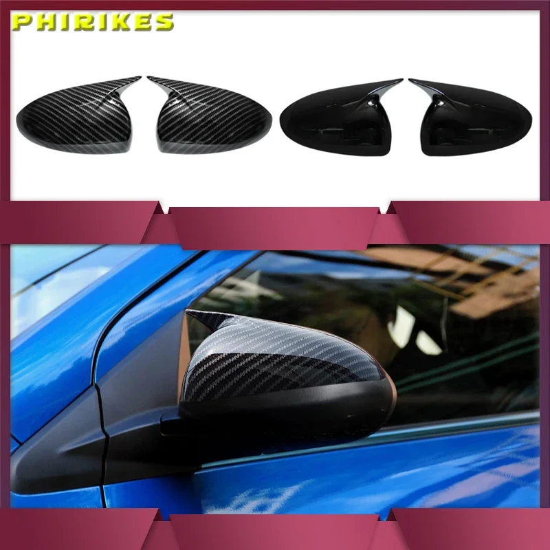 

For Chevrolet Aveo Sonic 2011-2014 Car Rearview Side Mirror Cover Wing Cap Sticker Exterior Door RearView Case Trim Carbon Fiber