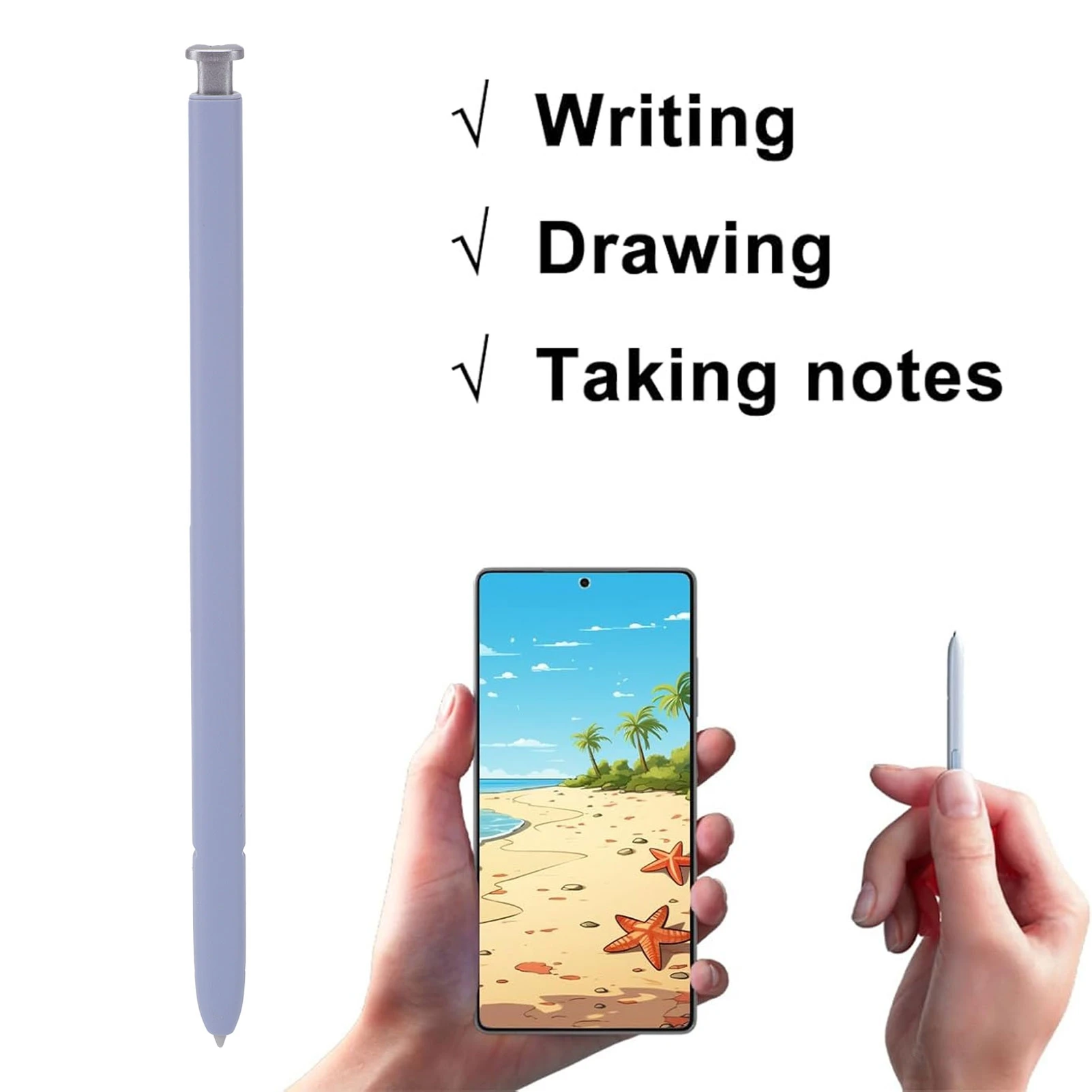 Pen Fit for Samsung  S25 Ultra 5G EJ-PS938BBEGUJ Replacement 4096 Pressure Levels with 5 Tips Nibs 1 Clamp
