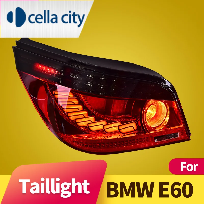 Taillight Assembly For BMW 5-Series 2003-2010 BMW E60 LED Taillight LED Running Light LED Sequential Turn Signal LED Brake Light