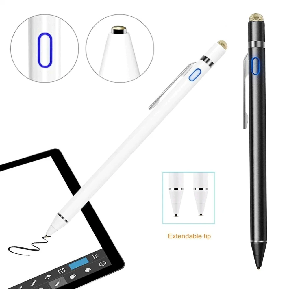 

Universal Capacitive Active Stylus Touch Screen Pen Smart For IOS/Android Phone Tablet Stylus Touch Drawing Tablet Phone Stylus