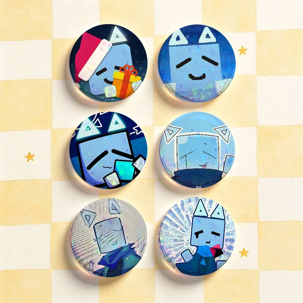C-Cube Geometry Dash-h HD Print Badges Pretty Round Display Brooches IP merchandise 32mm 58mm 75mm 44mm 25mm