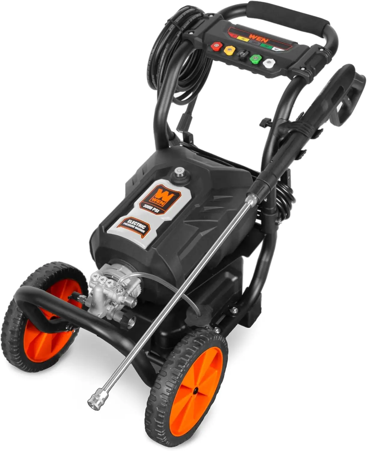 WEN 3000 PSI Brushless Electric Pressure Washer, 2.0 GPM with Onboard Detergent Tank (PW3000E)