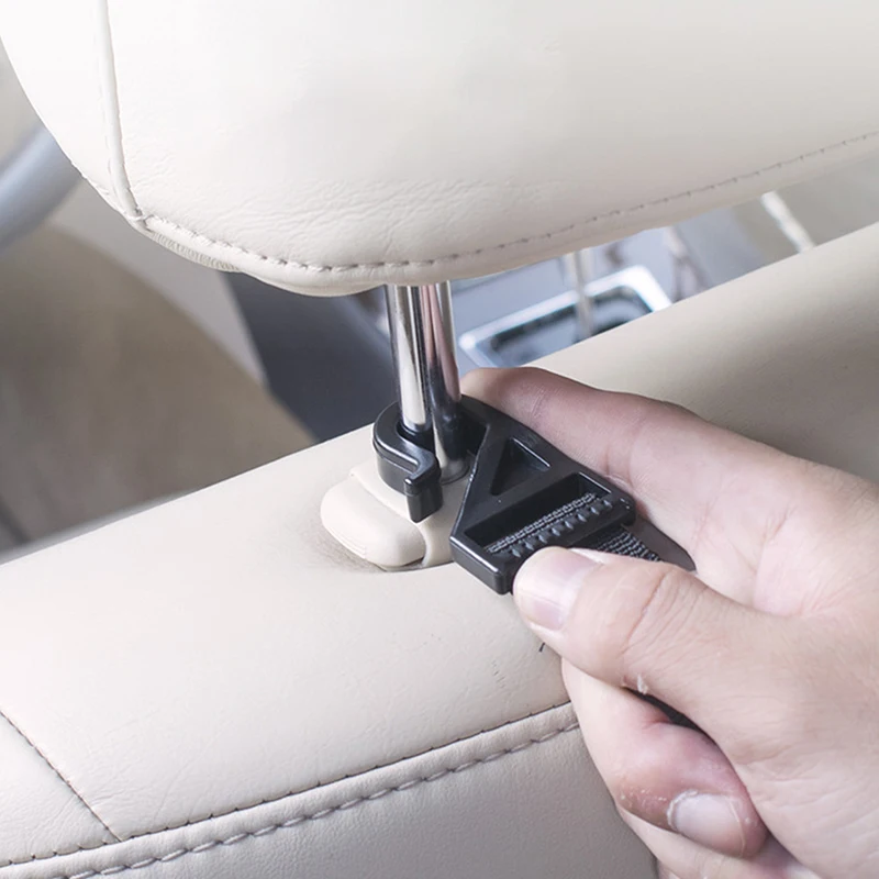 Ganchos universais para banco traseiro de carro, 2 peças, multifuncional, encosto de cabeça, gancho de suspensão, suporte de guarda-chuva, assento traseiro, gancho de armazenamento automático