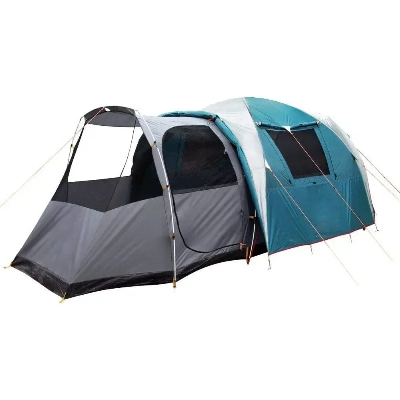 Family Camping Tent   Waterproof Dome & Breathable Mesh | Outdoor Tent  Warm & Cold Weather Family Tent.