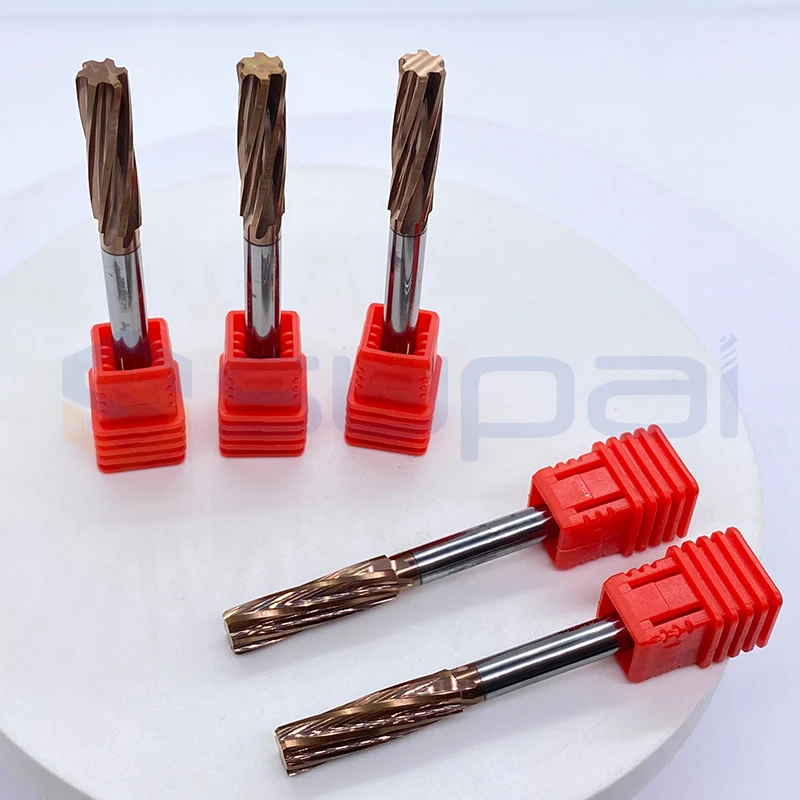 

SUPAL Customized Tungsten Carbide Spiral Reamer for CNC Cutting Tools HRC60 Tungsten Solid Carbide Reamer
