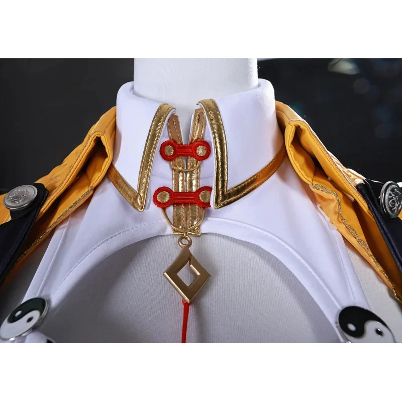 DY20IN 재고 있음 게임 젠레스 존 제로 이슈안 코스프레 의상 풀세트 의상 ZZZ 이슈안 코스프레 유니폼 가발 신발 소품25