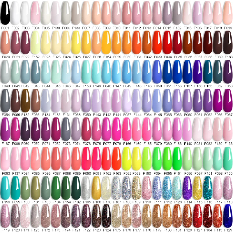LILYCUTE 129 Colores 7ML Esmalte de Gel para Uñas Suministros Vernis Semi Permanente Arte de Uñas Manicura Remojar Off LED UV Gel Barnices de Uñas 2