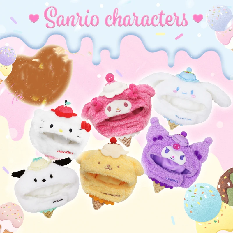 

Новинка Hello Kitty Sanrio Kawaii Cinnamoroll мультяшный бульли шар коллекция знаменитостей кошка головной убор Куруми кроссдресс милая искусственная кожа