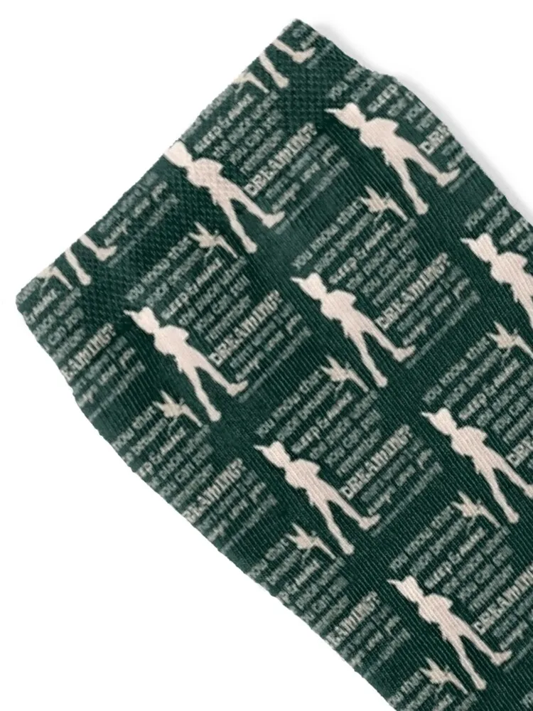 Peter pan quote Socks Sports gym happy funny gifts Men Socks Luxury Brand Women's