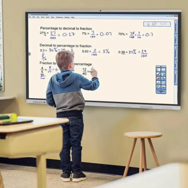 

School Interactive Whiteboard Hd 55 Inch Lcd Display Meeting Electronic Digital Interactive Flat Panel Smart White Board