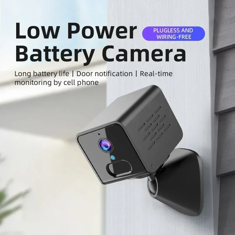 Long Battery Duration Camera Low Power Wifi Free Cloud Storage Voice Intercom Infrared Night Vision Surveillance Camera 3 Days