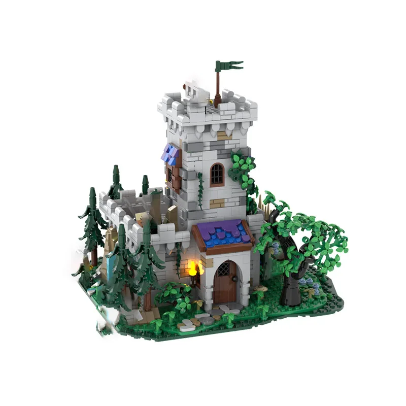 

MOC building blocks toy medieval castle series model display set creative assembly toy set as a holiday gift suitable for all en