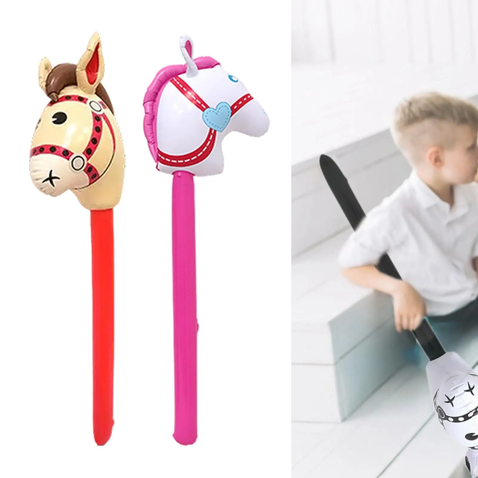 

Inflatable Stick Horse Creative Activities for Stage Holiday Ages 3 Years+