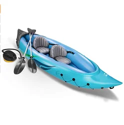 2 Person DWF Drop Stitch PVC Inflatable Kayak for Adults Trending Water Sport Gear Lightweight Portable Kayak for River And Lake