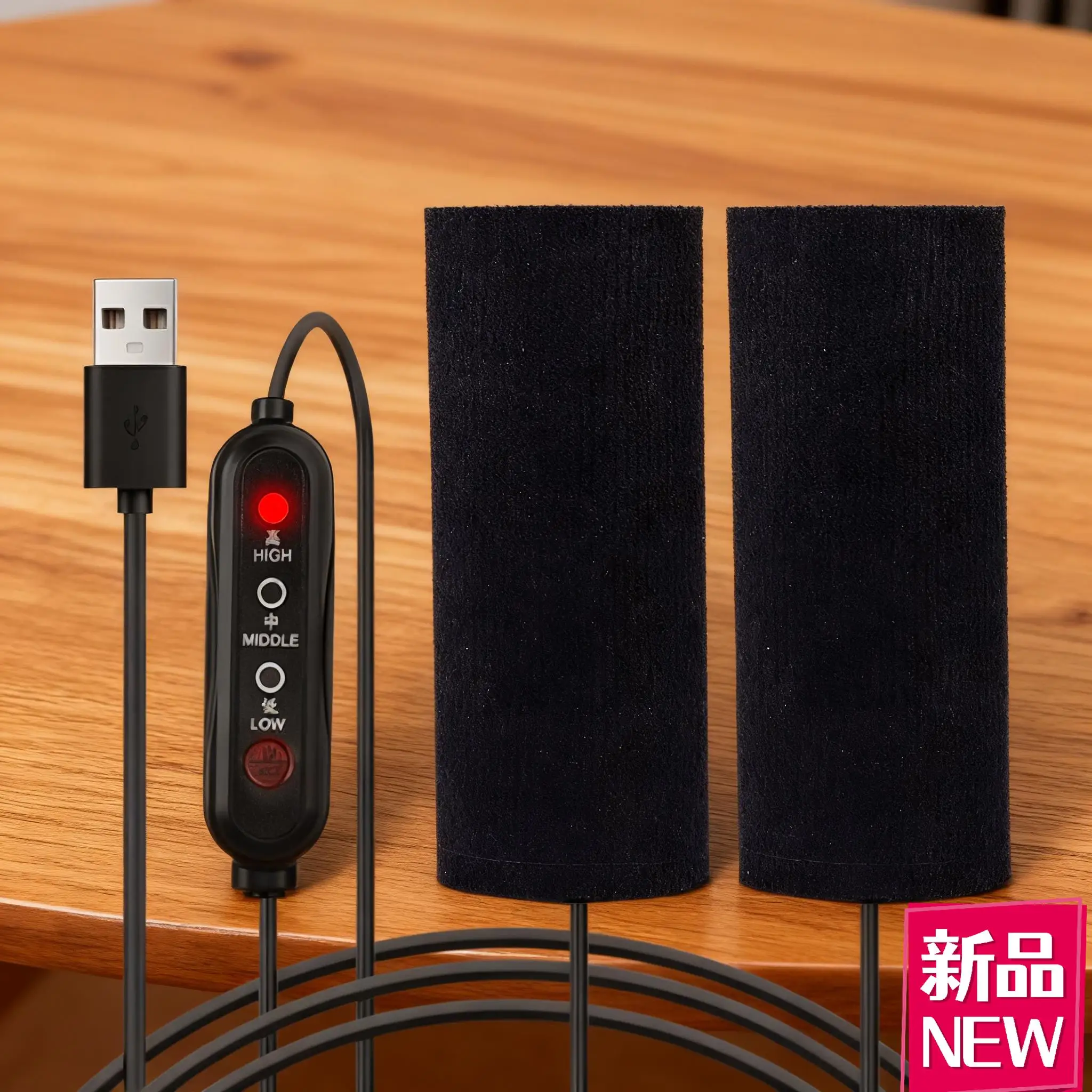 

USB Heated Grips Electric Heating Handlebar Covers For Motorcycle Scooter And Bicycle In Winter Accessories