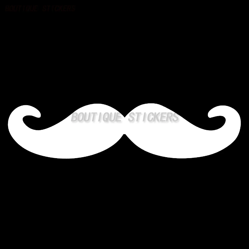 الشارب ملصق مائي الفينيل نافذة السيارة مضحك نكتة Lol لطيف Stache شكل الفن Jdm