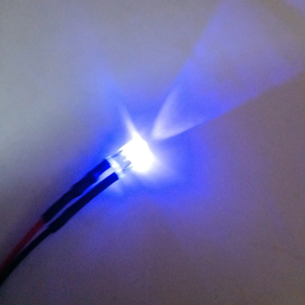 20PCS transparent LED diodes DC3V-12V 3MM 5MM  for red/green/blue/yellow/purple/orange/hot/white/20cm cm candle pre cab