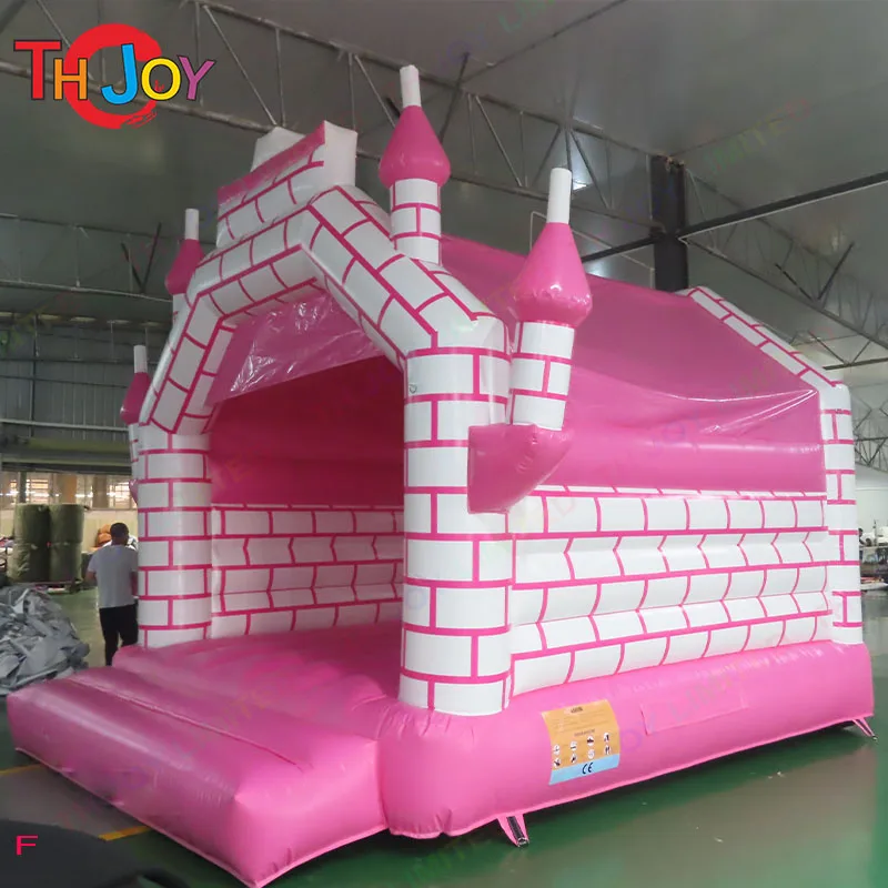 Fast Air Shipping 4x4m Pink Inflatable Bouncer Kids Blow Up Jumping Bounce Bouncy Castle with Blower