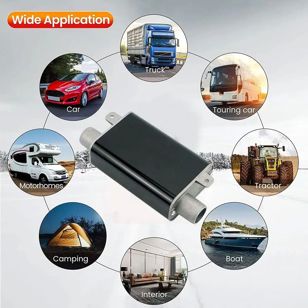 24MMマフラーサイレンサーS型カーブエアディーゼルパーキングヒーター排気管アルミ合金小型中型大型車トラックキャンピングカーバン用