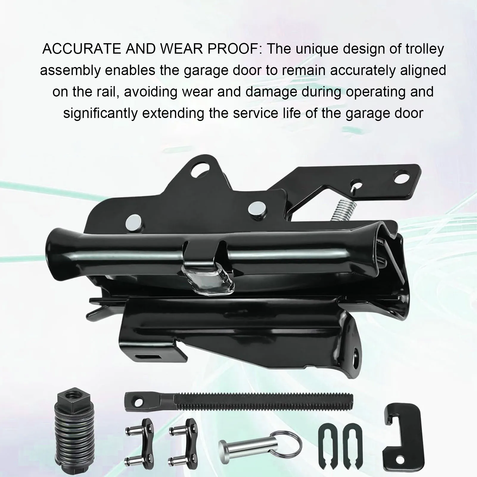 Kompletny zestaw napędu do bramy garażowej, pasujący do napędu paskowego LiftMaster, wózek napędowy 41B3869-1 41B3869-3