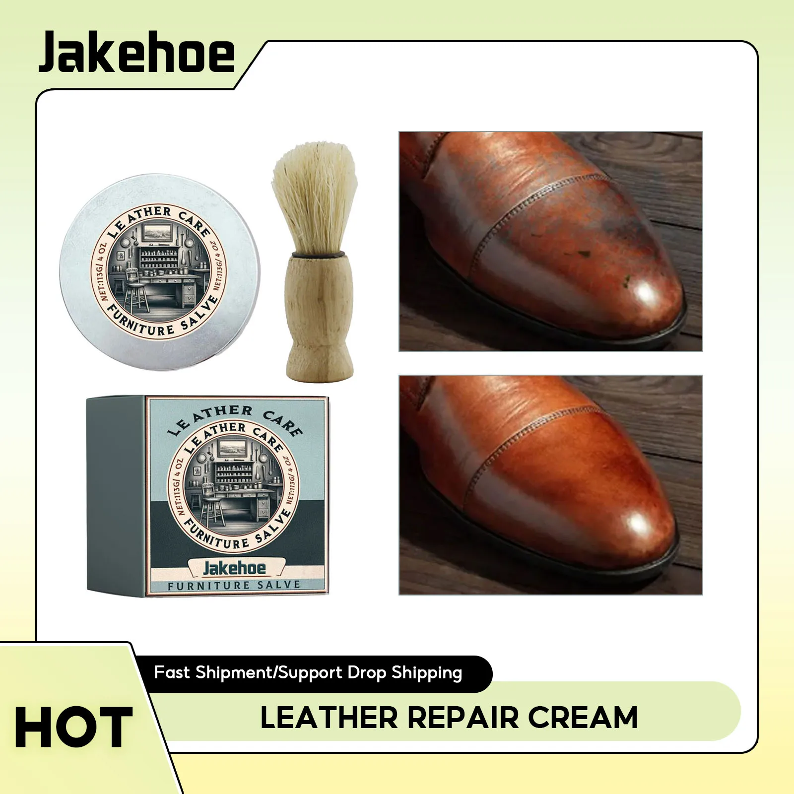 Leather Repair Cream Sofa Car Seat Leather Shoe Polishing Dirt Removal Holes Scratch Cracks Refurbishing Leather Restoring Paste