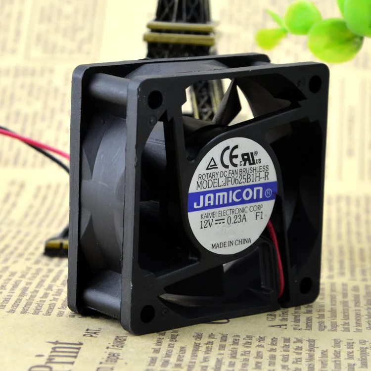 Jamicon 6025 Inverter Mute Fan 12V 0.23a JF0625B1H-R Double Ball