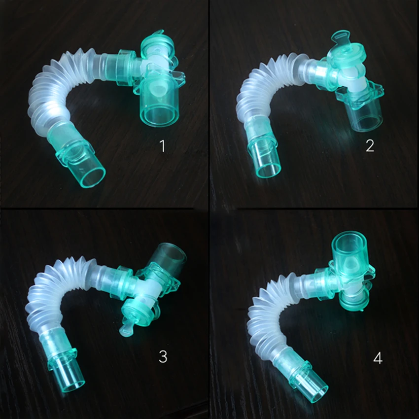 Sterile Anesthesia Breathing Circuit Thread Catheter Mount Extension Tube Use Anesthesia Breathing Circuit with Gas Sampling Por
