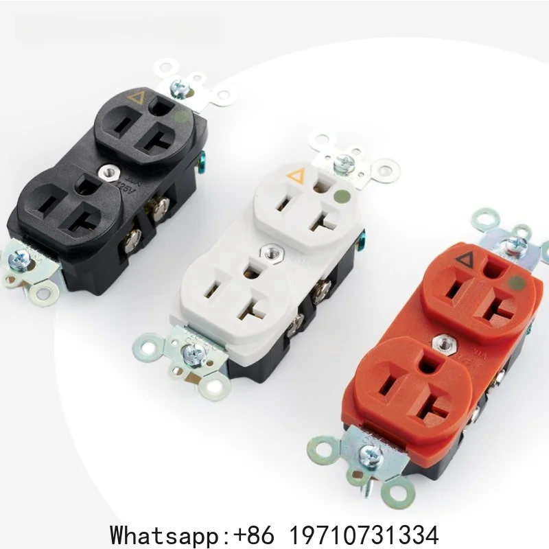 Generic US Standard Cryogenic Treated Audio Grade Wall Receptacle – Audiophile 3-Prong Outlet for HiFi System
