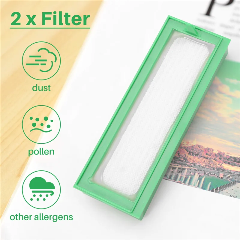 10 قطعة مرشحات الغبار البديلة مرشحات Hepa لملحقات المكنسة الكهربائية Vorwerk Kobold VR200 مبيعات