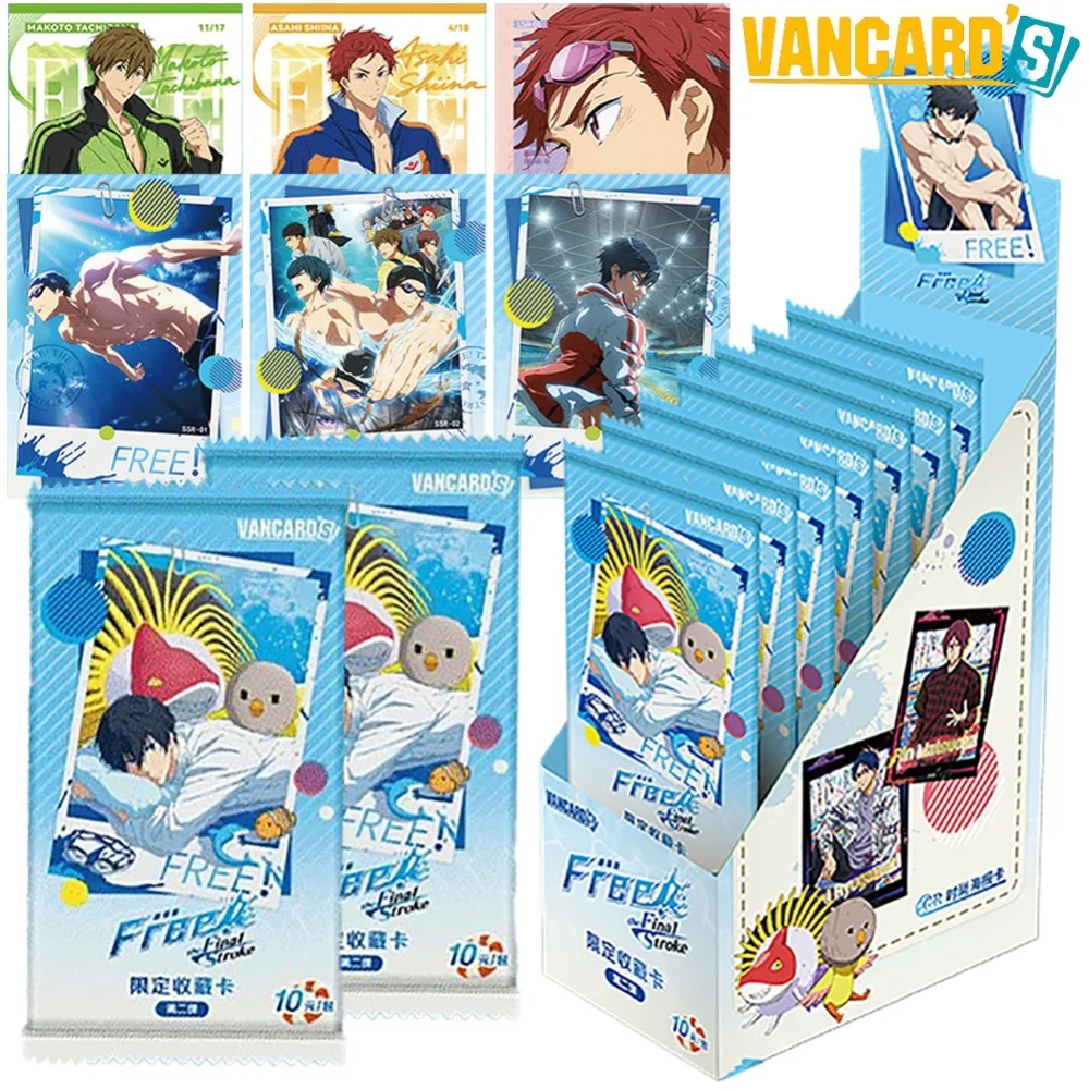 

New VANCARD'S Original Free! The Final Sroke Collection Card Popular Character Tachibana Makoto Nanase Haruka Exquisite Card Toy