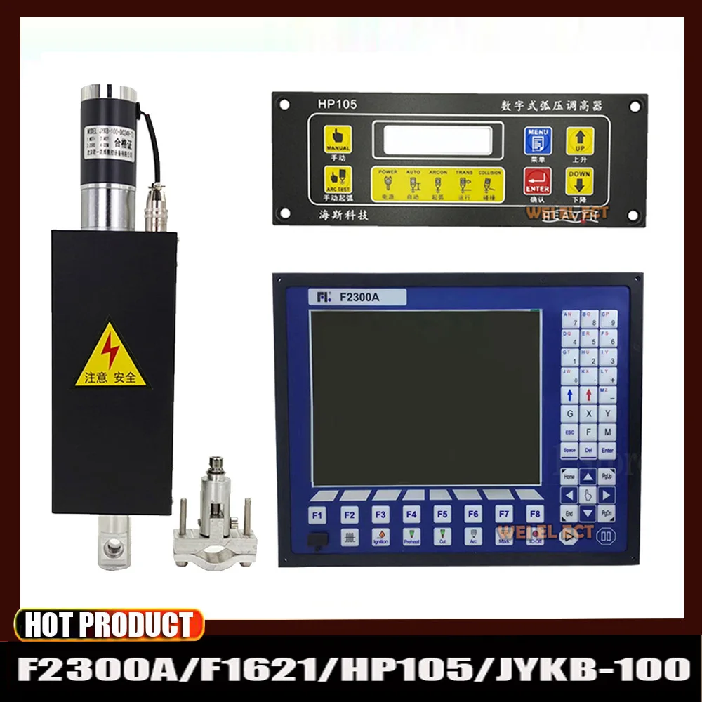 Hot! Thc Plasma Kit F2300a 2 Axis Cnc System Arc Voltage Height Controller F1621 Hp105 Lifter + Jykb-100-24v/t3 For Ion Cutting