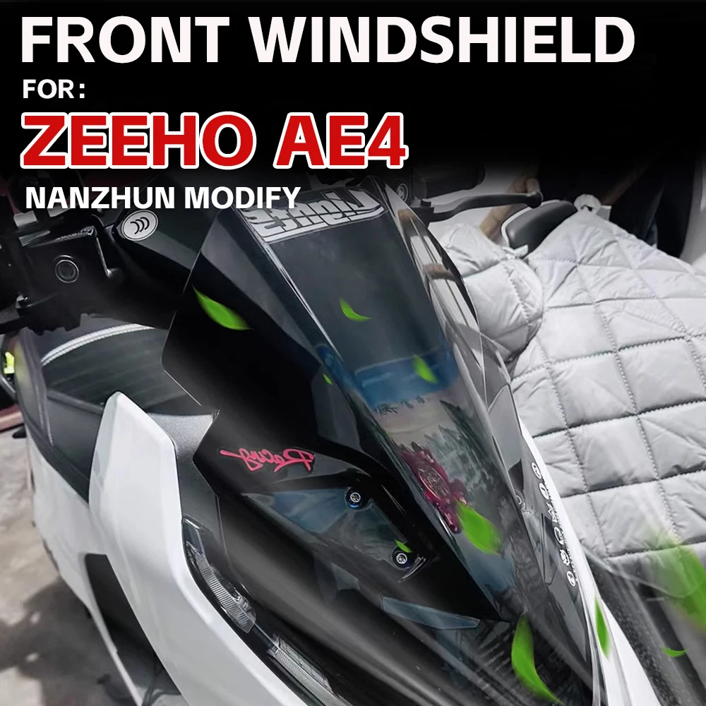 For CFMOTO ZEEHO AE4 SE 2024 2025 Motorcycle Windshield Windscreen Visor Wind Screen Deflector Kit ae4 ZEEHO EV Bike Accessories