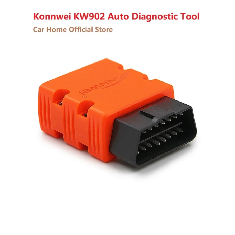 Konnwei KW902 Auto Diagnostic Tool ELM327 V1.5 Professional OBD2 Code Reader Scanner BT Adapter Work on Android PC