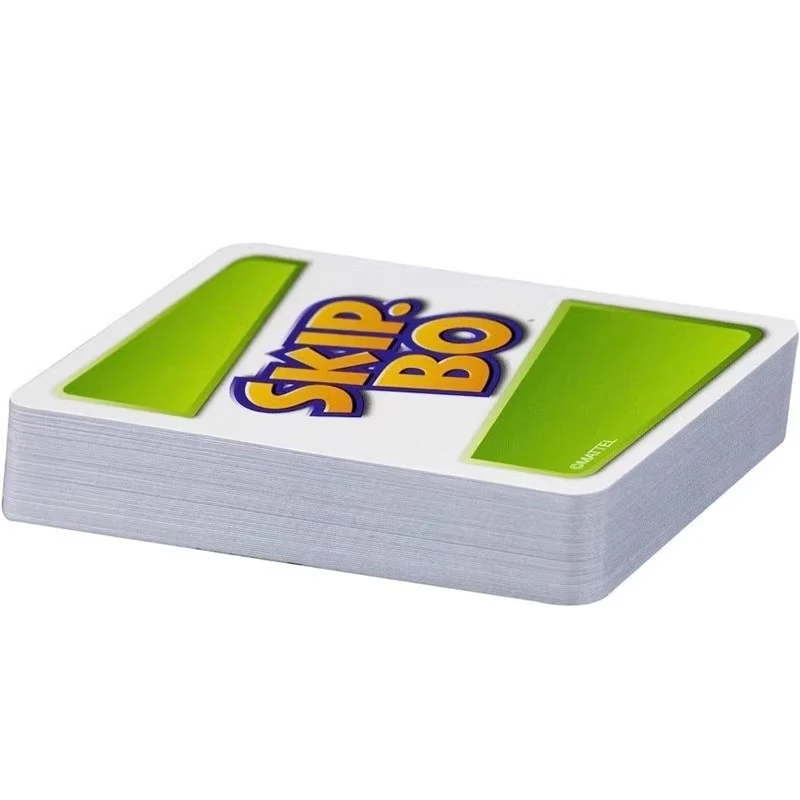 1 Set Kids Toys Mattel Games UNO SKIP BO Card Game Multiplayer Card Game Family Party Games