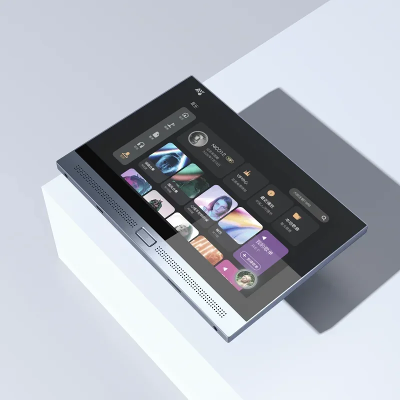 Panel central inteligente Android 2025 de 7" - Estación de llamadas de intercomunicación y control de acceso con amplificador de música de fondo integrado