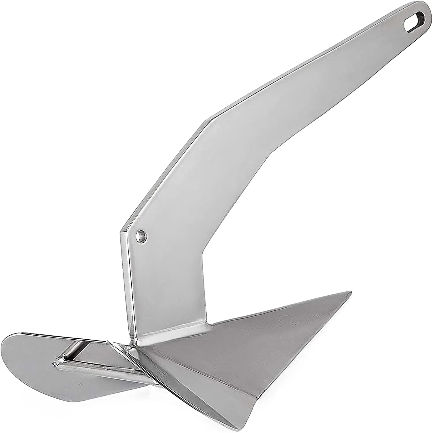 Stainless Steel Boat Anchor 14lbs 6kg Delta Style Boat Anchor for Boats from 20FT to 35FT