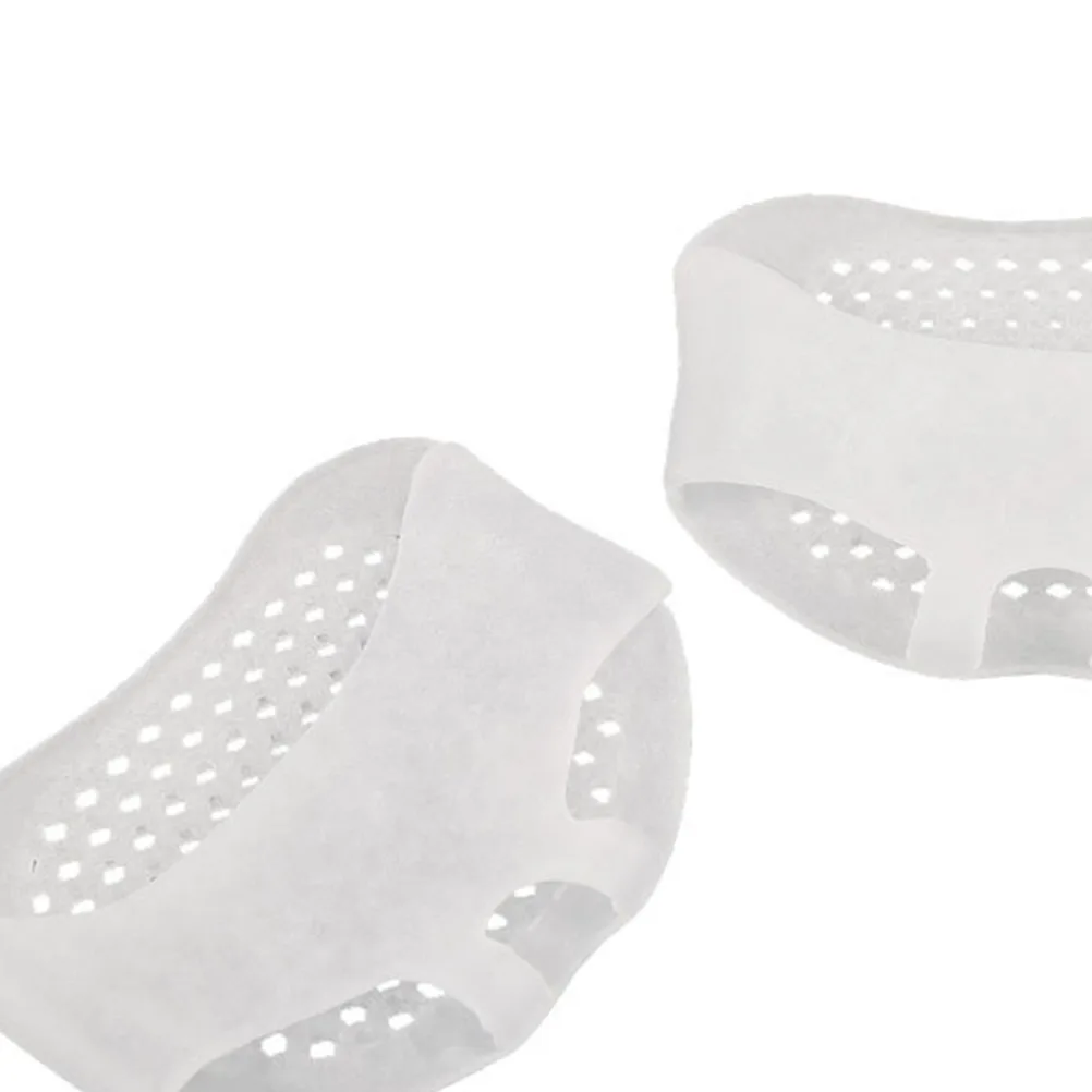 

12 Pcs Shoe Insoles Anti-wear Foot Pad Metatarsal Pads Cushions Floor Mat Forefoot Toe Separators White