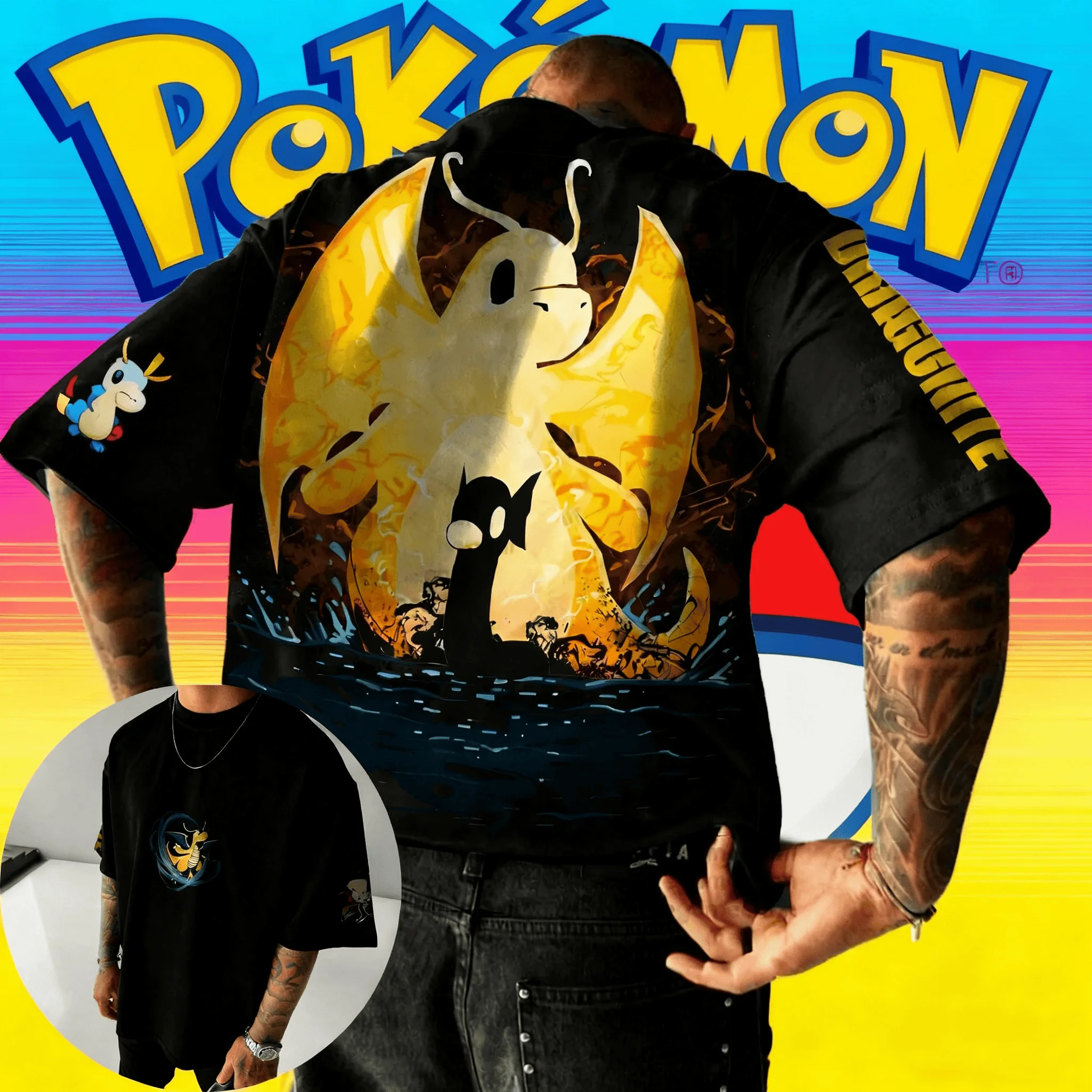 anime-pok-e-mon-personagem-phoenix-rei-camiseta-2025-outono-inverno-novo-estilo-para-homens-mulheres-hip-hop-moda-solta-algodao-camiseta