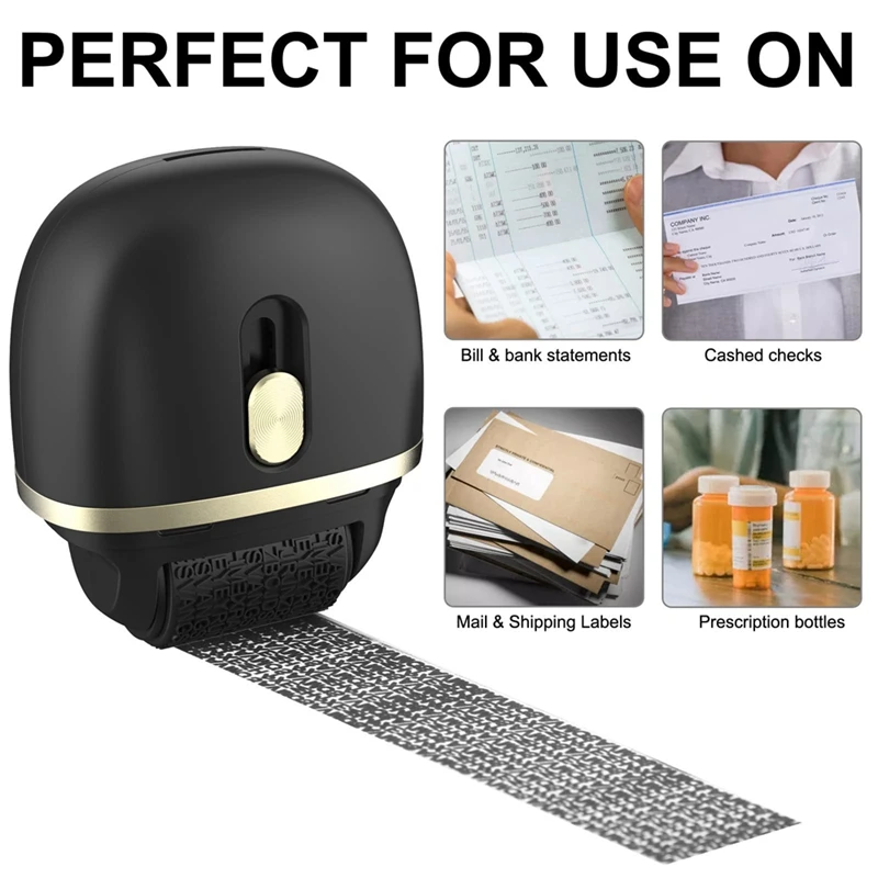 Identity Protection Roller Stamp For Privacy Confidential Data Guard Your Security Stamp Roller Privacy Roller