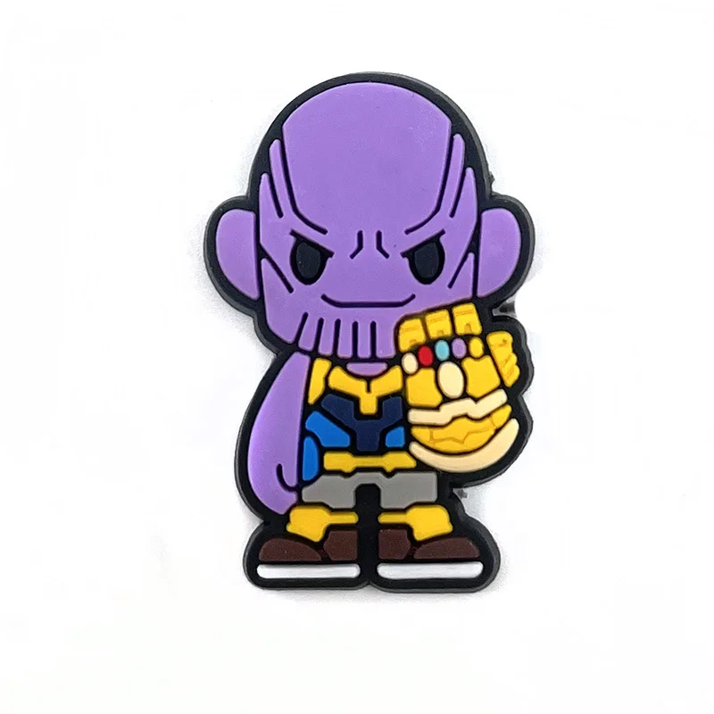 Hot Toys Disney Jibz 30pcs Marvel Superhero PVC Shoes Charms Cartoon Sandals Accessories Clogs Decorations Boy Kids Gifts image 3