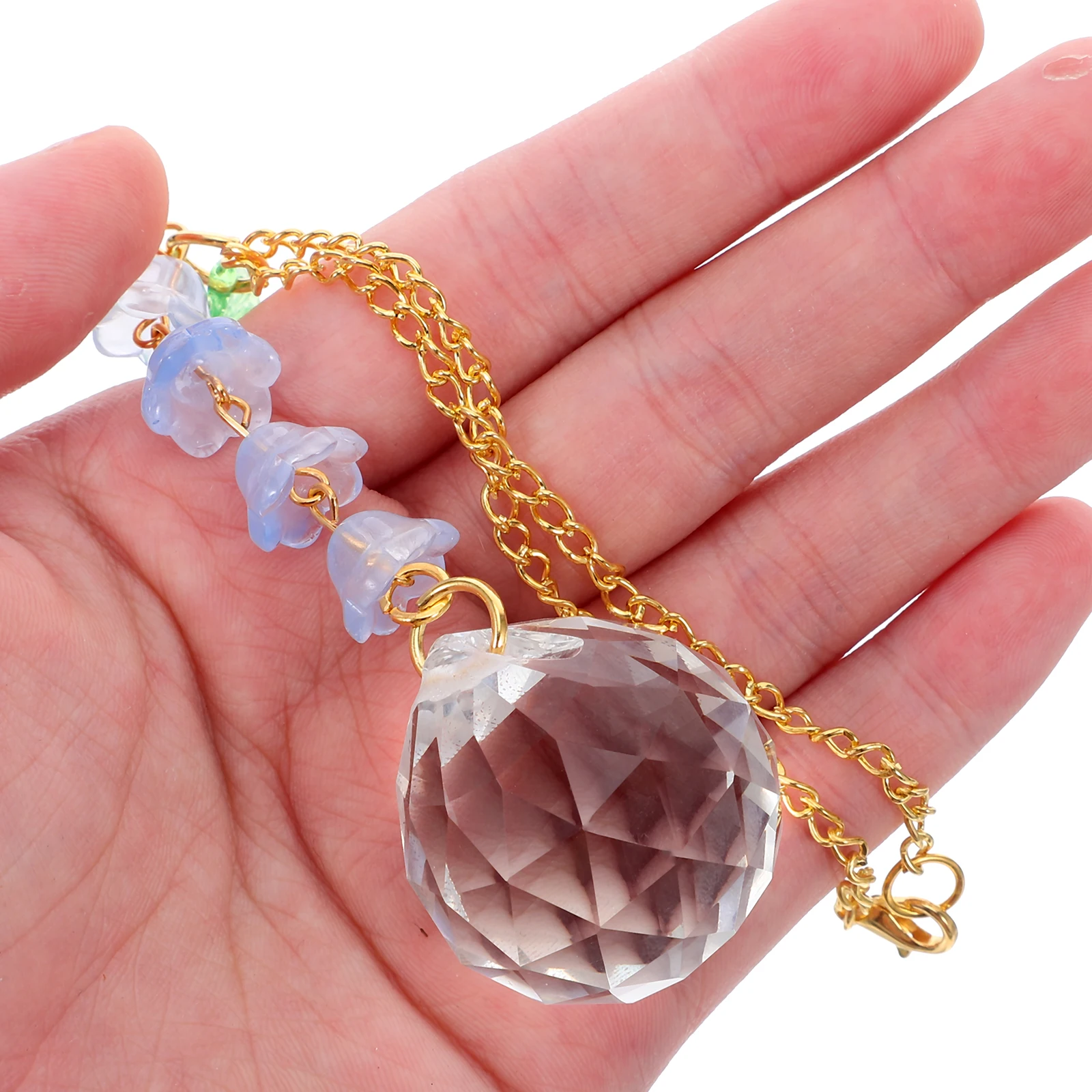 

Car Rearview Mirror Decorations Accessories Hanging Women Ornament Pendant Glass Miss