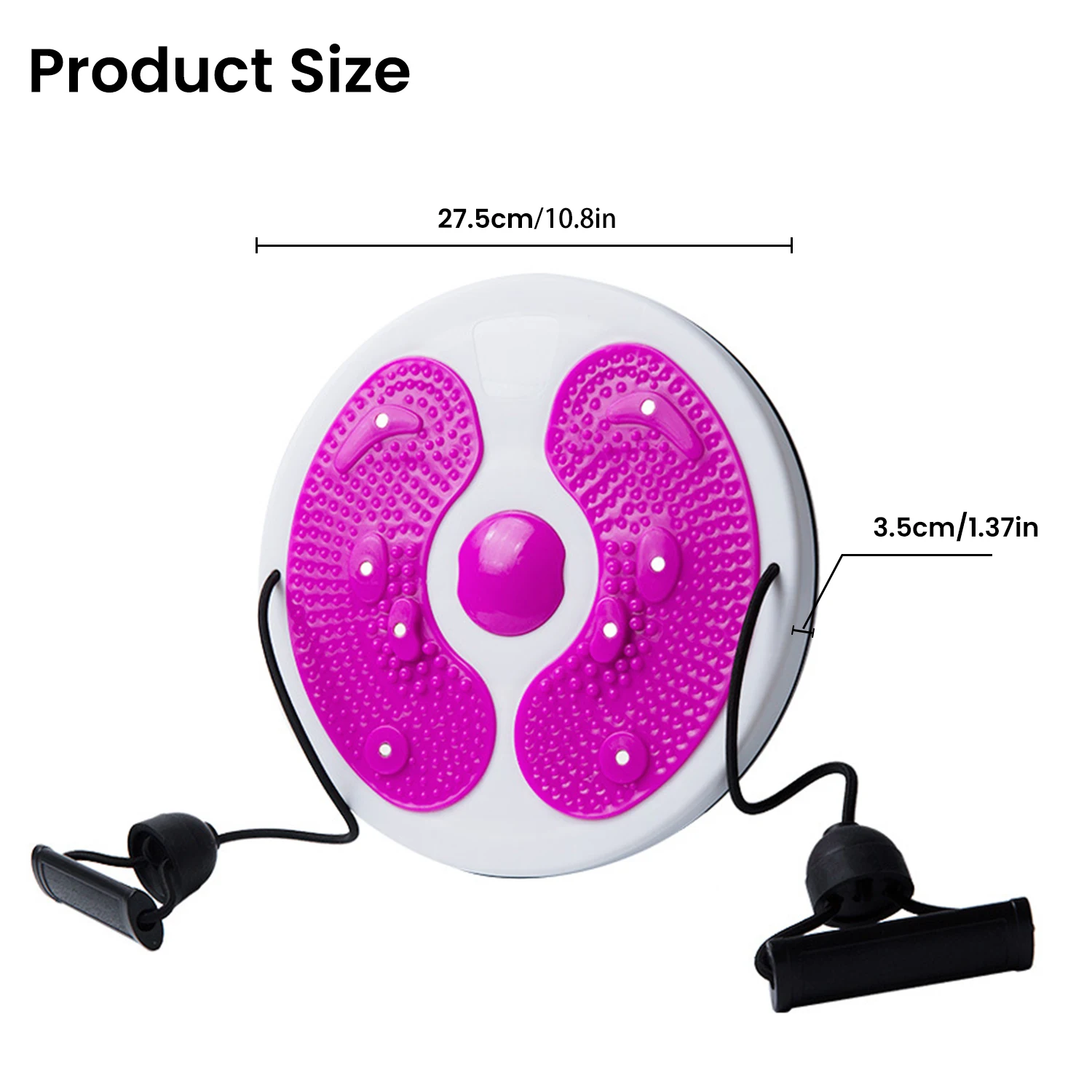 Waist Twisting Board Twist Waist Disc 27.5cm Twisting Waist Disc Exercise Toning Workout Twist Boards Waist Twisting Machine