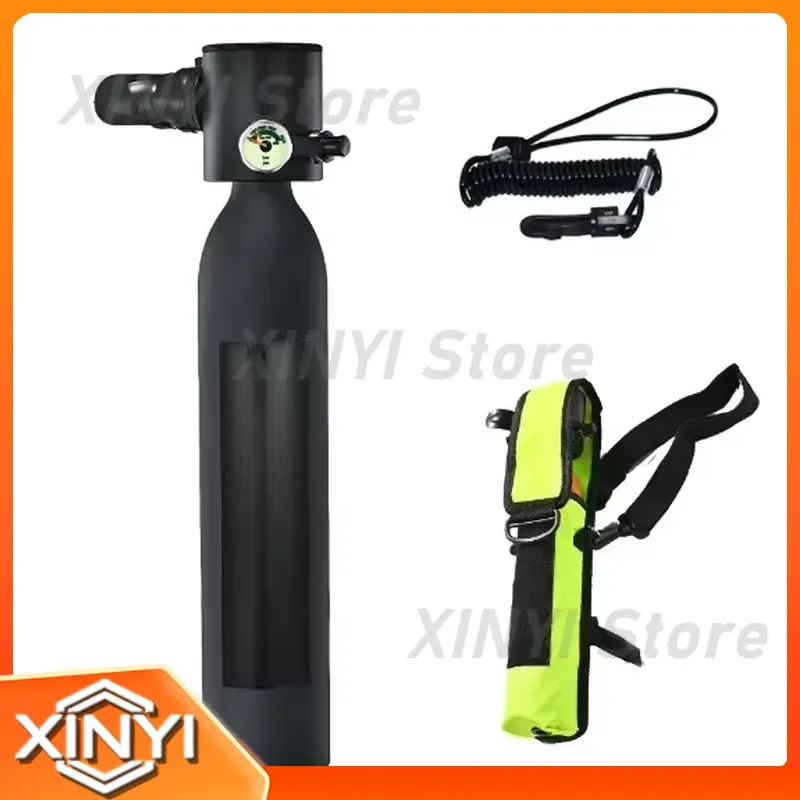for Diving Mini Tank 0.5L Scuba Sub Mask Fashion Hand Pump Lightweight Cylinder Oxygen Underwater Equipment Set