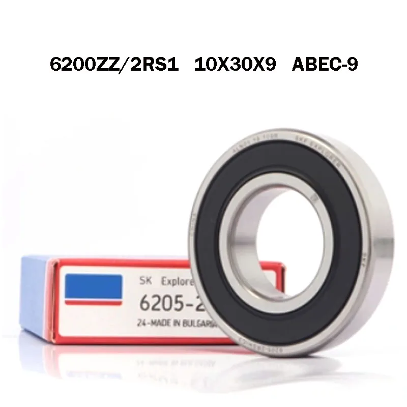 5PCS SE skf bearings 6200-2Z 6200-2RS1 SKF High Precision ABEC-9 10*30*9 Deep Groove 6200 2Z Ball Bearings Industrial Machinery