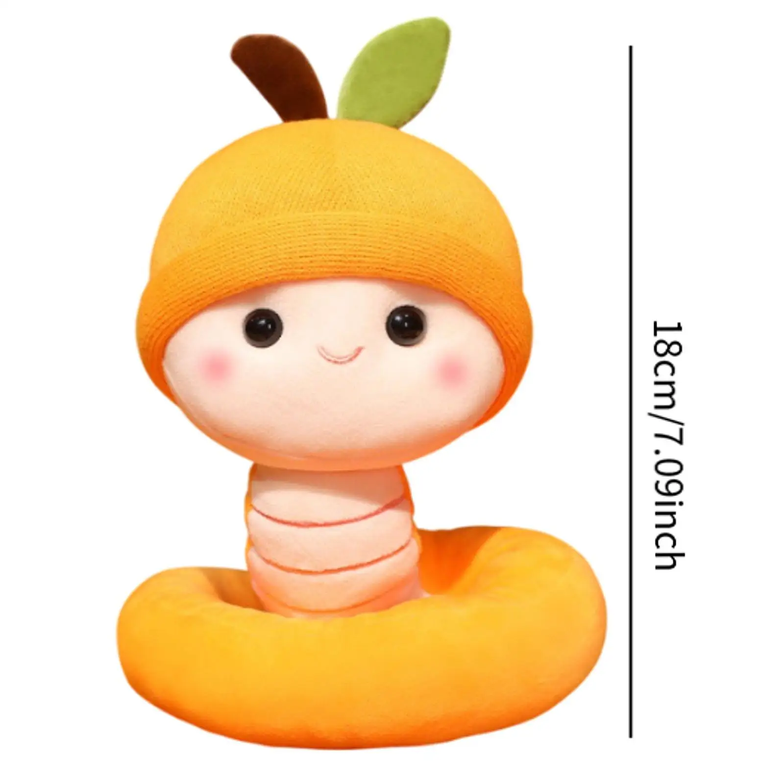 Año de serpiente juguete de peluche abrazando almohada de felpa muñeca de peluche decorativa 2025 chino