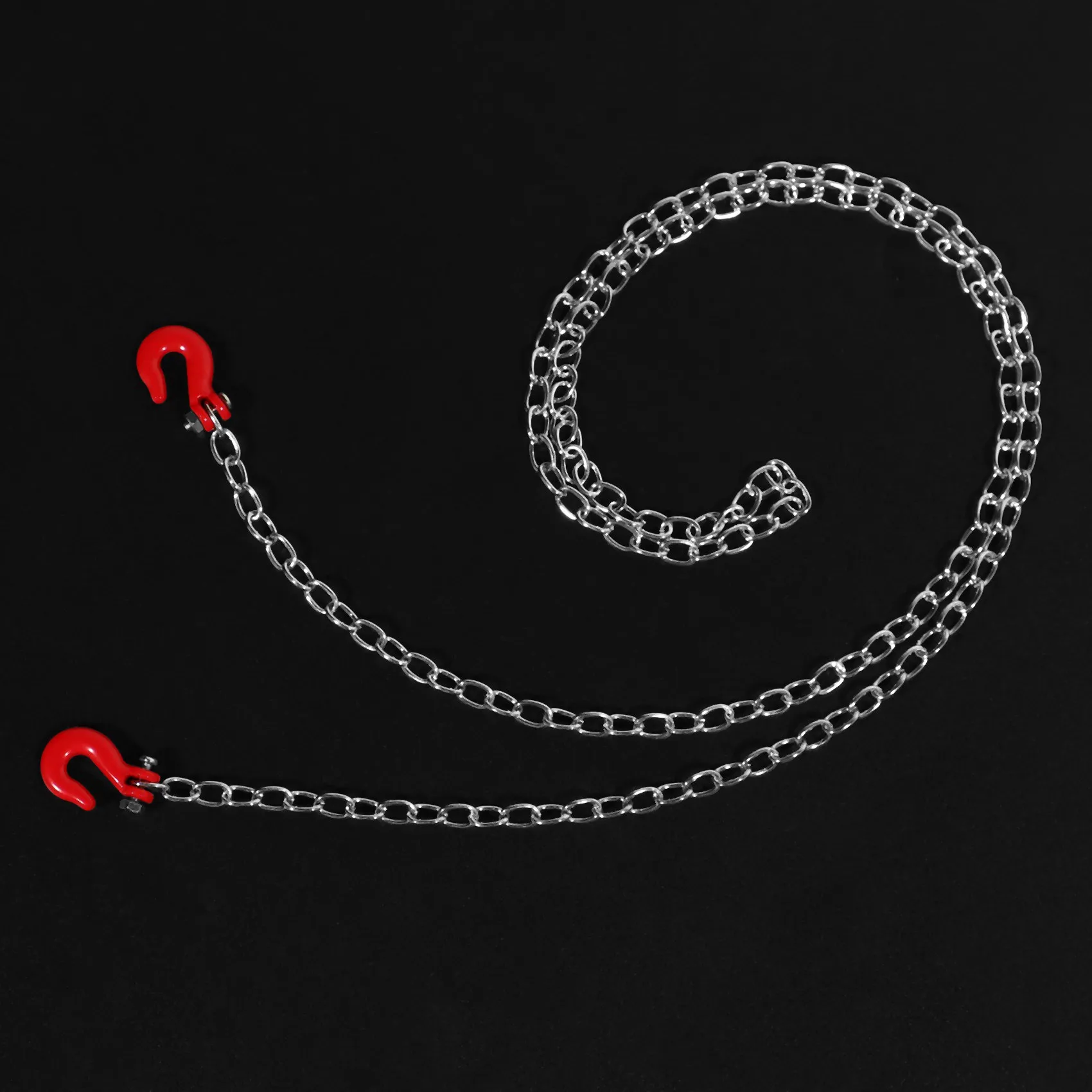 B78B-3X 1:10 RC Crawler อุปกรณ์เสริม TOW CHAIN พร้อมตะขอพ่วงสําหรับ Axial SCX10 90046 TAMIYA CC01 RC4WD D90 D110 TF2